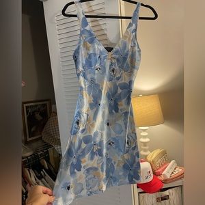 Blue Slip Dress